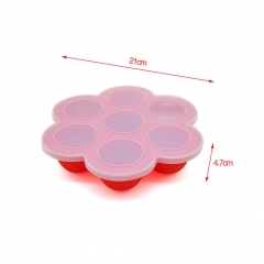 3D Silicone Baking Molds with Built-in Handles,Silicone Egg Bites Molds, chocolate molds,pudding molds,pastry molds,dessert molds,fat bombs,Baby Food Freezer Tray with Lid
