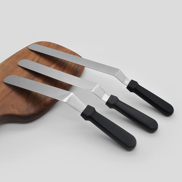 Angled Icing Spatula Set of 4 Stainless Steel Offset Spatulas Cake