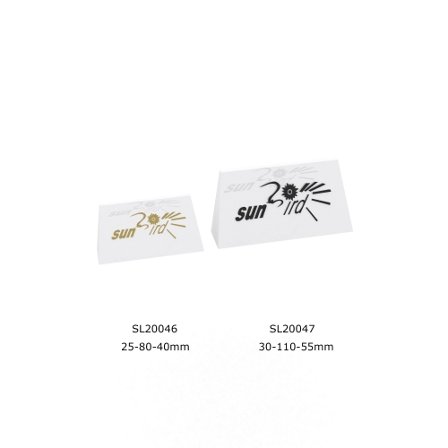 SL20046-47 High Quality Signage Plate For Jewelry