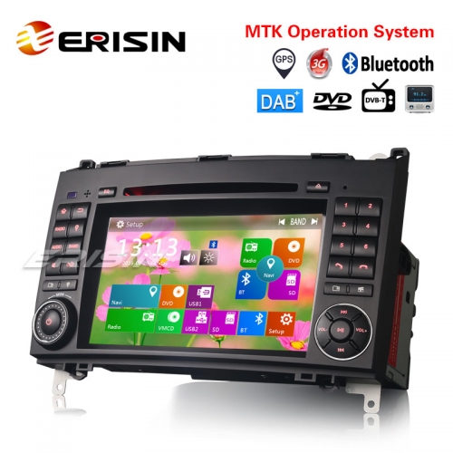 Erisin ES7270B 7" 7"Car Stereo GPS DAB+ Canbus DVD USB Mercedes Benz A/B Class Sprinter Vito Viano