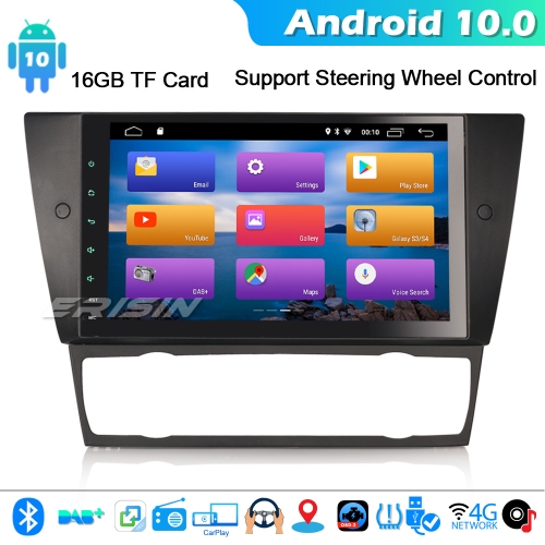 Erisin ES3190B Android 10.0 Car GPS Stereo Radio DAB+ Satnav TPMS OBD Canbus BMW E90 E91 E92 E93 DSP CarPlay
