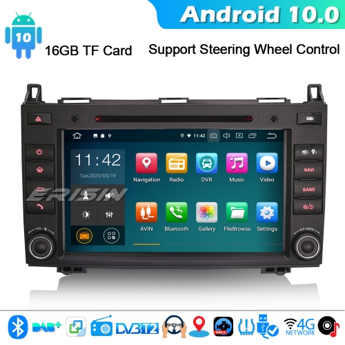 Erisin ES5121B Android 10.0 Autorradios GPS Mercedes Benz A/B-Class Viano Sprinter DAB+ CarPlay