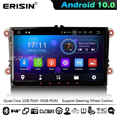 Erisin ES5991V Android 10.0 GPS DAB+ Autorradio For VW Passat Jetta Seat Golf Touran CarPlay 4G WiFi BT