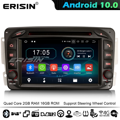 Erisin ES5963C CarPlay Android 10.0 Autorradios Mercedes-Benz C/CLK/G Class W203 W209 Viano Vito  4G DSP