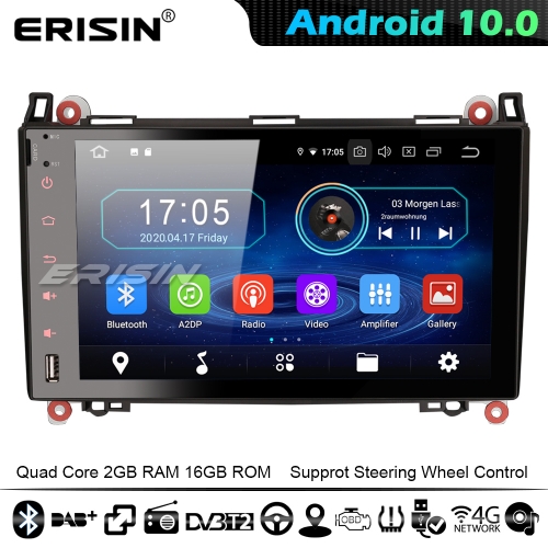 Erisin ES5992B 9" Car GPS Stereo Android 10.0 Mercedes Benz A/B Class Sprinter Viano Vito Crafter 4G WiFi Bluetooth CarPlay