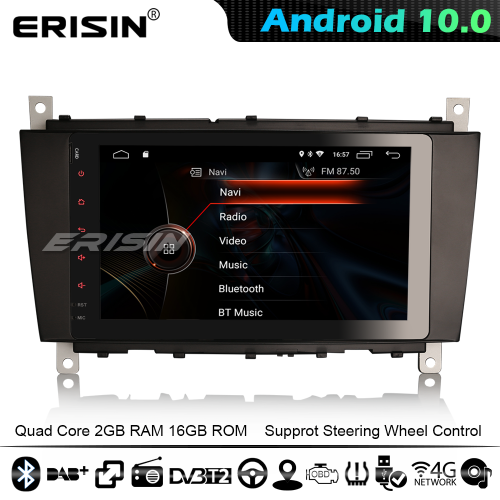 Erisin ES4287C DSP 8" Android 10.0 Car Stereo GPS Radio Mercedes Benz C/CLK/CLC Class W203 W209 CarPlay 4G WiFi Bluetooth