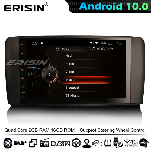 Erisin ES4295R  9" CarPlay DSP Android 10.0 Autoradio Mercedes Benz R-Class WiFi TDT DAB+ 4G BT WiFi Bluetooth