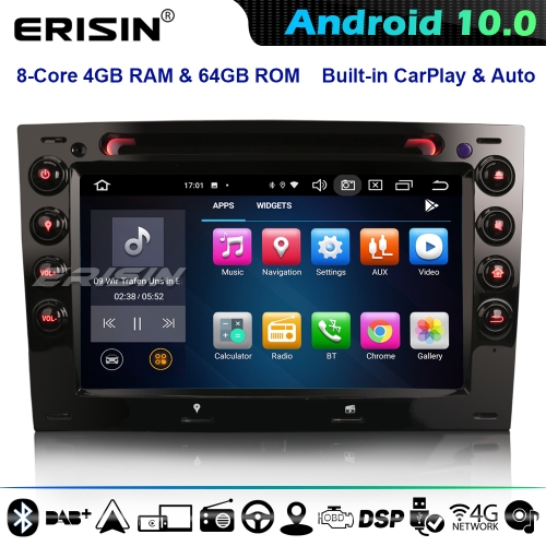 Erisin ES8113M DSP 8-Core Android 10.0 Car Stereo GPS for RENAULT MEGANE DAB+ CarPlay 4G WiFi Bluetooth