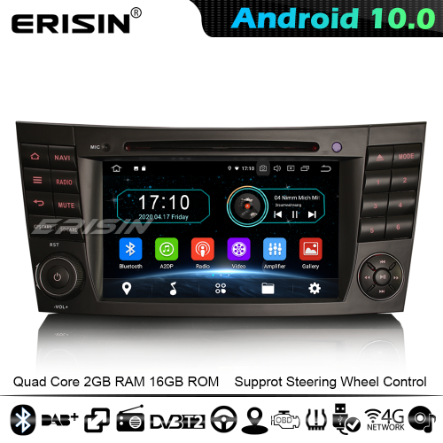 Erisin ES5980E Android 10.0 Car Stereo GPS SAT NAV for Mercedes Benz CLS/G/E Class W211 W219 CarPlay WiFi 4G Bluetooth DAB+