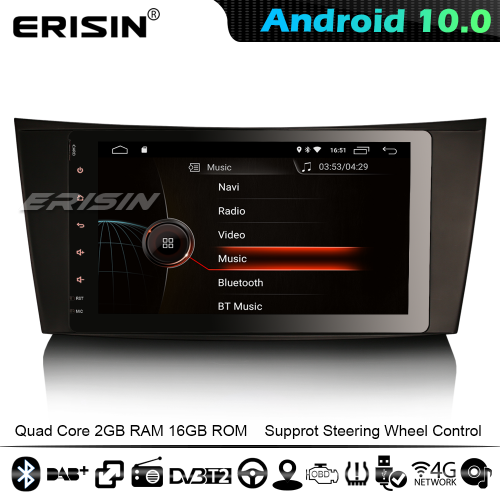 Erisin ES4281E Android 10.0 GPS Autorradios For Mercedes Benz E/CLS/G Class W211 W463 DSP CarPlay DAB+ 4G WiFi Bluetooth