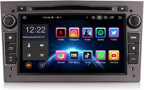 Erisin ES8560PG Android 14 8-Core 64GB Car Stereo GPS Sat Nav for Vauxhall Corsa C/D Signum Combo Zafira Vectra Vivaro DAB+ Radio BT 5.0