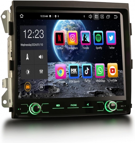 Erisin ES8542C 8.4" Android 14 DAB+ Car Stereo GPS Radio for PORSCHE CAYENNE Support Bluetooth 5.0 Wireless CarPlay Android Auto WiFi OBD2 4GB+64GB