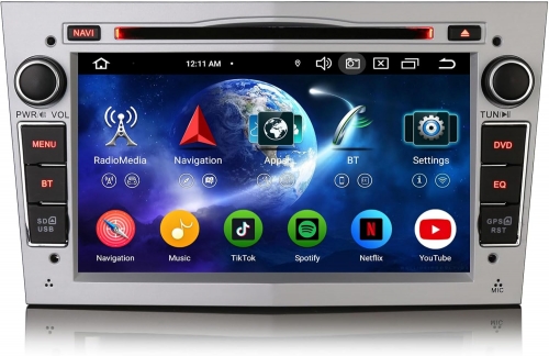 Erisin ES6560PS 8-Core Android 16 Car Stereo GPS Sat Nav for Opel VAUXHALL Corsa D/C Antara Astra Vectra Meriva Signum BT DAB+ CarPlay WiFi 4GB+64GB