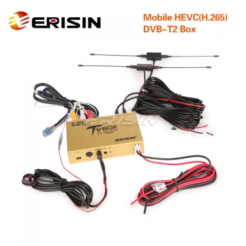 Erisin ES338-KB Touch Screen Control Car Mobile Digitale HDTV DVB-T2 Receiver