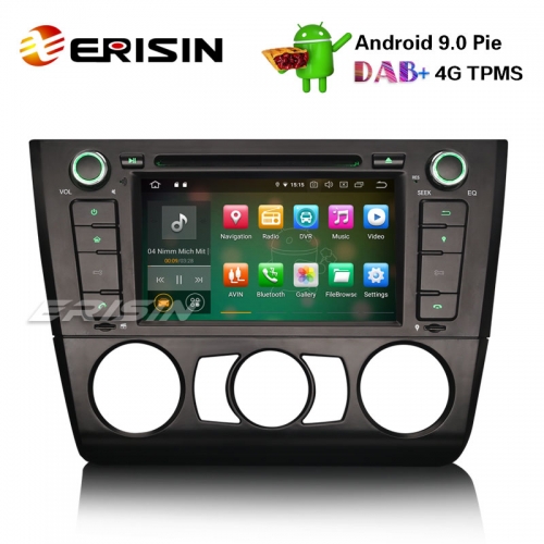 Erisin ES7940B 7" Android 9.0 BMW 1 Series E81 E88 E82 Coupe Convertible Autoradio DAB+ GPS DVD SD