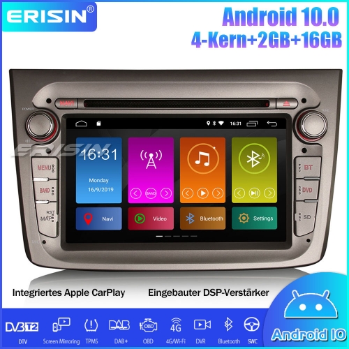 Erisin ES3030GM DSP DAB + Android 10.0 GPS Autoradio CarPlay Wifi OBD Canbus für Alfa Romeo Mito