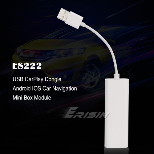 ES222 Bluetooth CarPlay USB Dongle Adapter für iPhone Apple CarPlay Android Auto