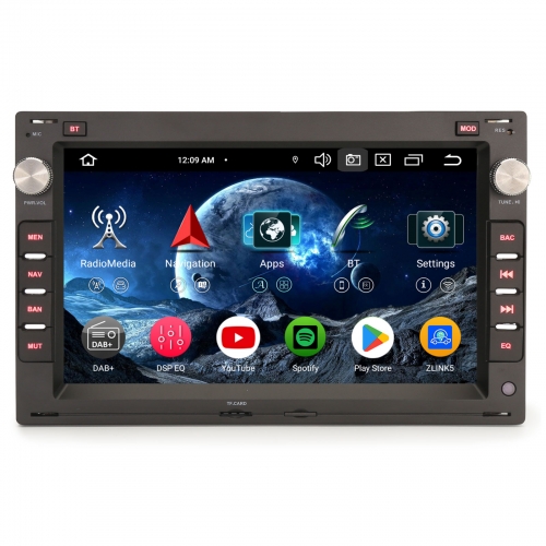 Erisin ES5509VB 7" Android 16 Autoradio Bluetooth GPS Navi CarPlay Android Auto Für VW Golf 4 Polo Jetta Passat T5 Multivan Seat Ibiza Skoda Octavia