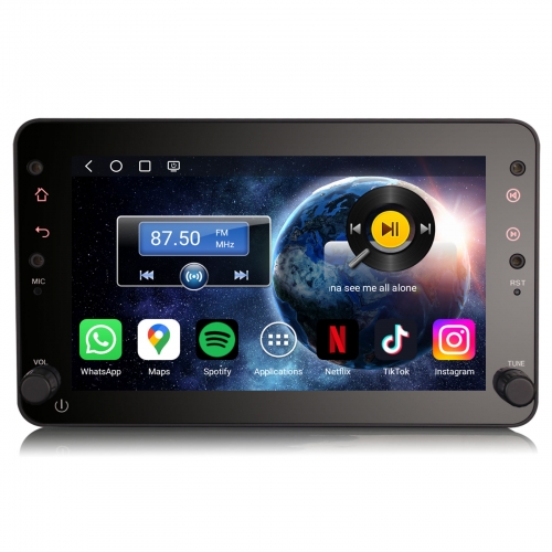 Erisin ES6620R 7" Qualcomm Android 16 Autoradio mit GPS Navi für Alfa Romeo 159 Sportwagon Brera Spider CarPlay Android Auto DAB+ Canbus Touchscreen