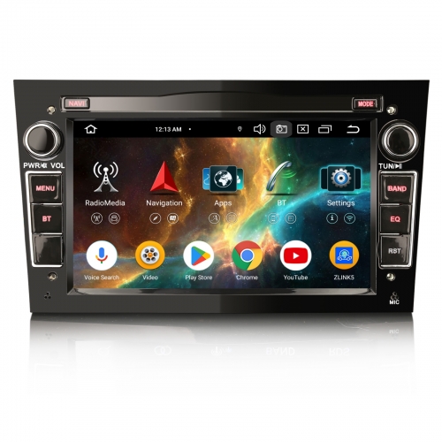 Erisin 8 Cœurs 64Go Android 16 Autoradio Navi pour Opel Corsa C/D Astra H Meriva Zafira Antara CarPlay Android Auto WiFi USB Bluetooth DAB+ ES5560PB