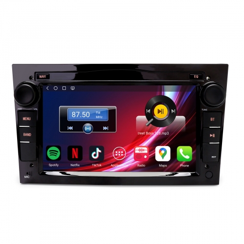 Erisin Qualcomm 4+64Go Android 14 Autoradio Navi pour Opel Antara Combo Meriva Vectra Zafira CarPlay Android Auto WiFi 4G USB Bluetooth DAB+ ES6660PB
