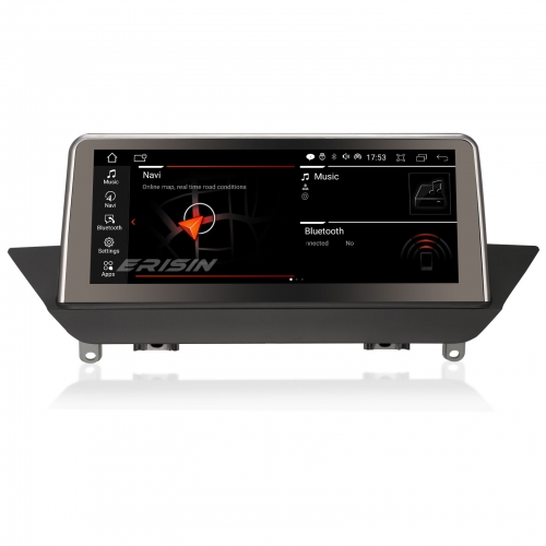 Erisin 10,25" IPS 4Go+64Go Android 14 DAB+ Autoradio pour BMW X1 E84 CIC Idrive GPS Wireless CarPlay Android Auto Navigateur Bluetooth WiFi 4G ES3284I