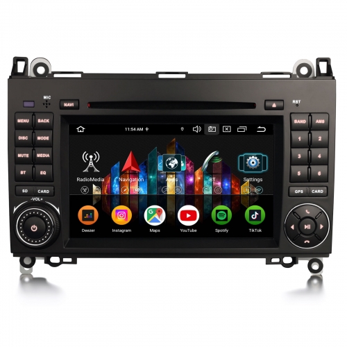Erisin 8 Cœurs 8Go+128Go Android 16 DAB+ Autoradio pour Mercedes Classe A/B W169 Sprinter VW Crafter Navi CarPlay Android Auto WiFi 4G USB CD ES9172B Erisin 8 Cœurs 8Go+128Go Android 16 DAB+ Autoradio pour Mercedes Classe A/B W169 Sprinter VW Crafter Navi CarPlay Android Auto WiFi 4G USB CD ES9172B