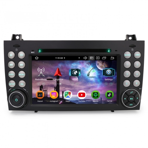 Erisin 8 Core 8GB+128GB Android 16 DAB+ Head Unit for Mercedes-Benz SLK Class R171 W171 Sat Nav CarPlay Android Auto WiFi 4G USB CD Bluetooth ES9140S Erisin 8 Core 8GB+128GB Android 16 DAB+ Head Unit for Mercedes-Benz SLK Class R171 W171 Sat Nav CarPlay Android Auto WiFi 4G USB CD Bluetooth ES9140S