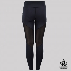 Free Mesh Insert Seamless Leggings in Black Free