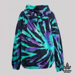 Green Neon Tie-Dye Hoody