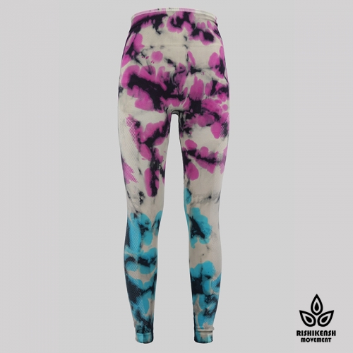 Move with Your Body High-Rise Yoga Tights in Graffiti Tie-Dye
