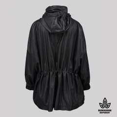 Lightweight Jacket with a Pocket at Front in Black