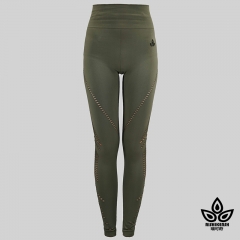 High-Rise Yoga Tights in Light OLive