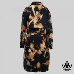 Tie-Dye and Discharged Charming Utility Coat