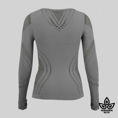 UNIQUE SHE Jacquard Stretchy Seamless Ladies Top