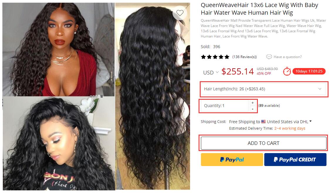 Queen Weave Hair How to Order