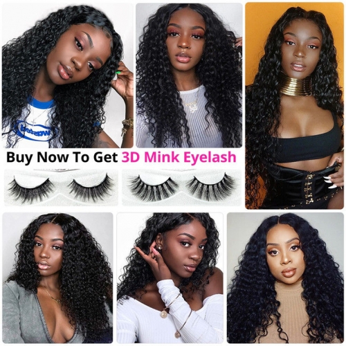 QueenWeaveHair 300% Loose Deep Wave African American Lace Front Wigs