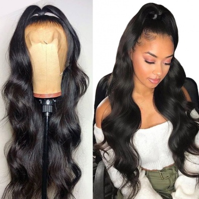 QueenWeaveHair 360 Lace Wig Body Wave Virgin Human Hair