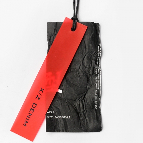 Simple custom-made soft plastic tag label