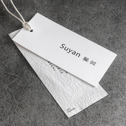 Customized literary design simple tag label