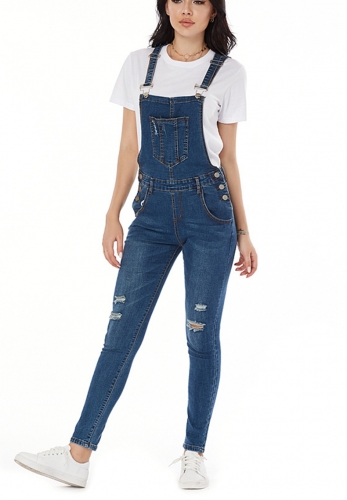 Jeans denim overalls