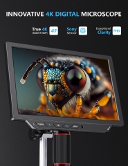 4K Digital Microscope - 2000X Magnification, 10