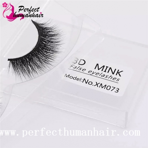 Mink Lashes 3D Mink False Eyelashes Long Lasting Lashes Natural & Lightweight Mink Eyelashes 1 pair Packaging XM073