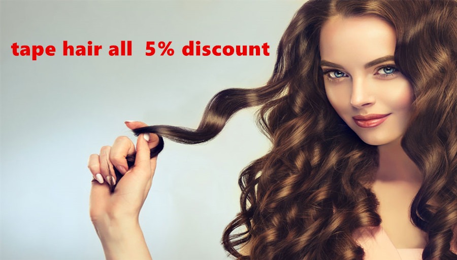tape hair 5% discount