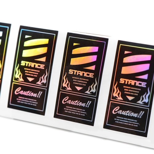 Custom high quality 3D holographic sticker label printing