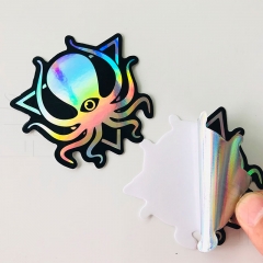 Custom make laser holographic 3d hologram sticker label printing