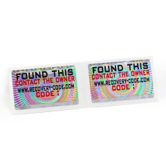 Custom high quality 3D holographic sticker label printing