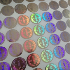 OEM Design Colorful Multi Spectrum Hologram Labels,Authenticity multi spectrum hologram sticker,multi spectrum security labels