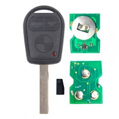 KYDZ Remote Key 3 Buttons 315MHz/433MHz ID44 Chip Inside for Old BMW HU92 Blade