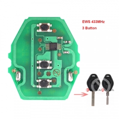 EWS Remote Control Circuit Board 3 Button 315MHZ/433MHZ for BMW 3 5 7S E38 E39 E46